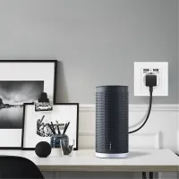 Steckdosenkamera - Versteckte Spionagekamera in der Wandsteckdose, WLAN, CMOS, 1080p HD, Grau