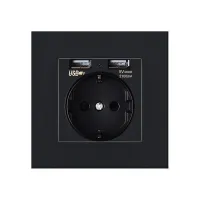 Steckdosenkamera - Versteckte Spionagekamera in der Wandsteckdose, WLAN, CMOS, 1080p HD, Grau