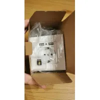 Steckdose Kamera – Versteckte Spionkamera in Wandsteckdose, Wi-Fi, CMOS, 1080p HD, Weiß