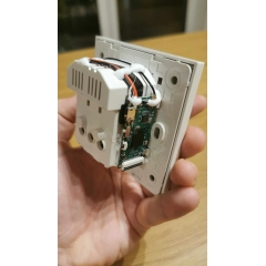 Steckdose Kamera – Versteckte Spionkamera in Wandsteckdose, Wi-Fi, CMOS, 1080p HD, Weiß