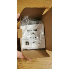 Steckdose Kamera – Versteckte Spionkamera in Wandsteckdose, Wi-Fi, CMOS, 1080p HD, Weiß